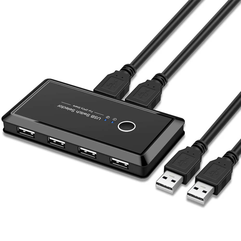 USB-разветвитель коммутатор USB 3 0 2 порта для совместного использования 4