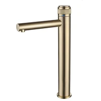 high grade quality bathroom basin faucet brass hot cold sink mixer crane tap rotary switch control brushed goldblack chrome