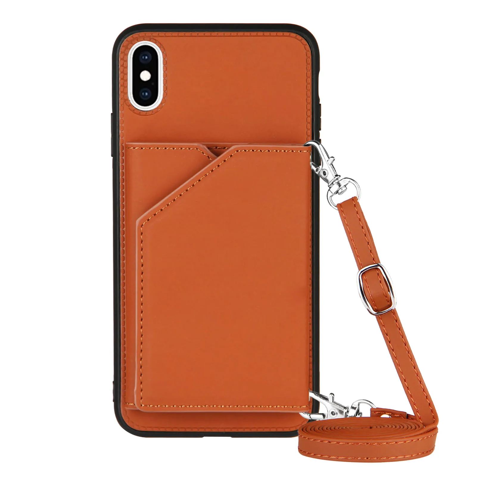 

2in1 Mobile Phone Bag Crossbody Bag Women Wallets For iPhone X XR XS XS Max Multi-pocket Mini Shoulder Bag