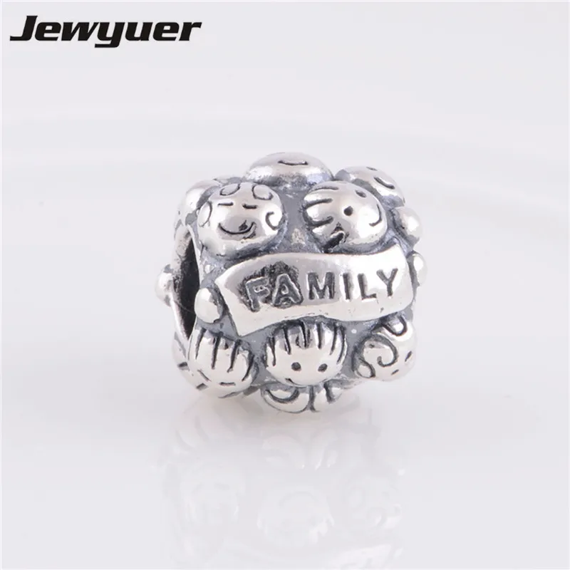 

925 браслеты из стерлингового серебра любовь бусины, семейные талисманы для Для женщин Браслеты "сделай сам" для изготовления ювелирных изде...