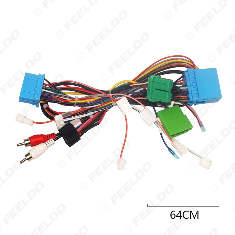 Автомобильный стерео аудио 16pin Android адаптер кабеля питания с can шиной для Honda Odyssey 04