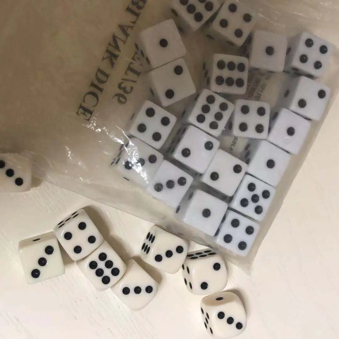 

18mm 6 dice magic dice 2 magic prop