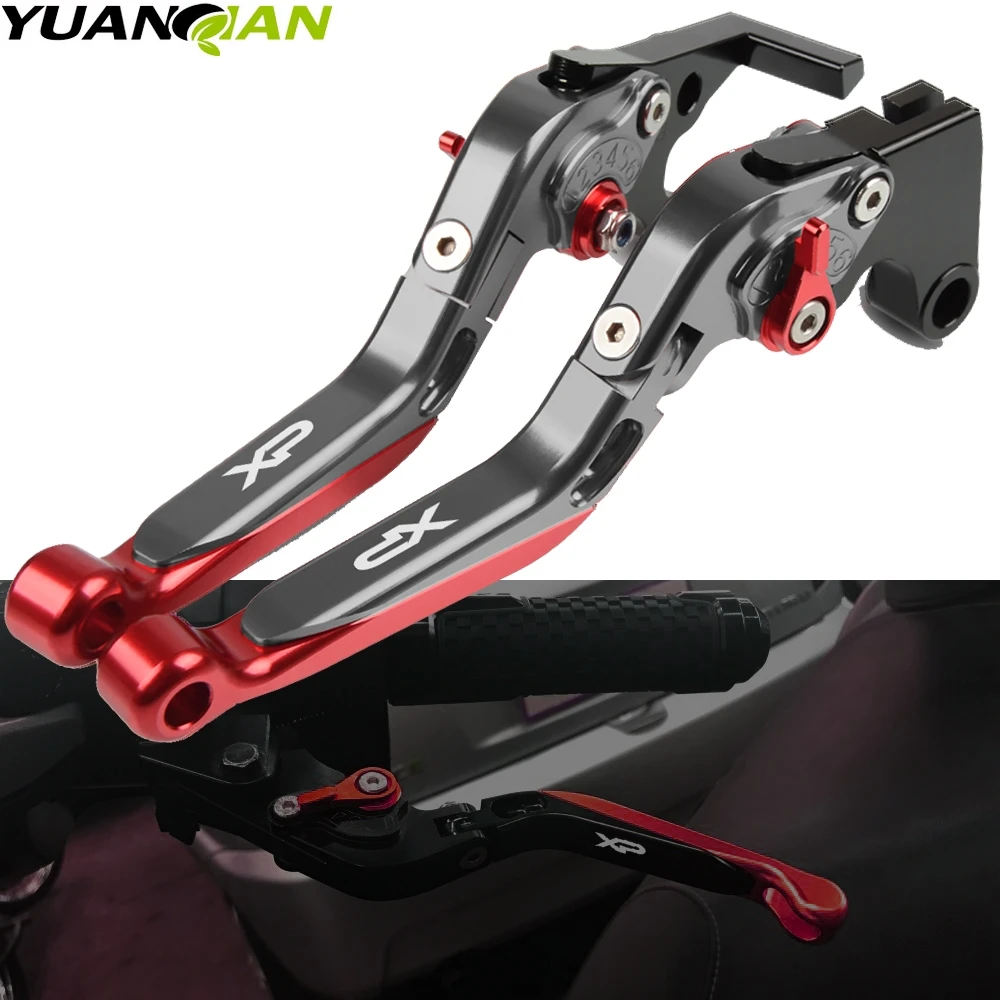 

Motorbike Handbrake Motorcycle Accessories Folding Extendable Brake Clutch Levers FOR Yamaha XP 500 2010-2011 XP 530 2012-2016