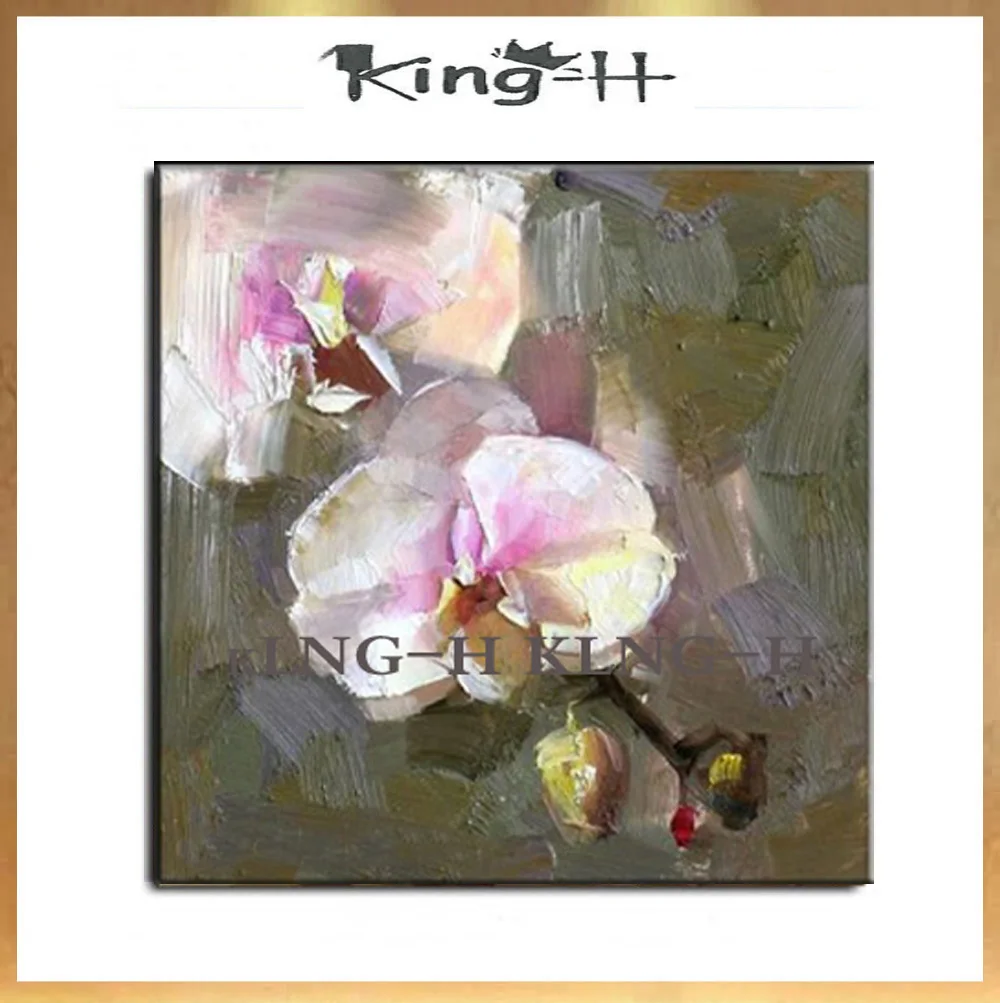 Растения Цветы ручная бабочка Орхидея нож картина на стене тема Ручная Красивая