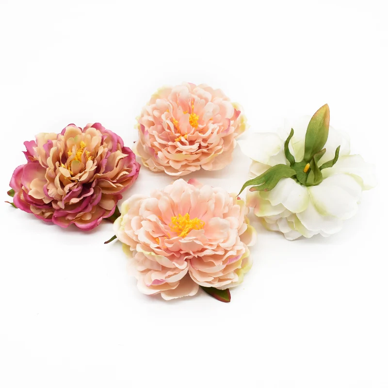 

2 pieces Rose Home decoration accessories Wedding decoration Garland Scrapbooking Fake flowers Gifts box Wreath Brooch Headdress
