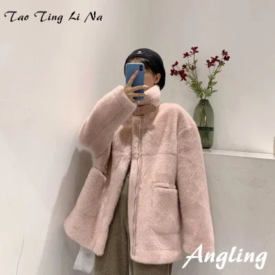 

Женское пальто из искусственного меха C39, новый стиль, 2019