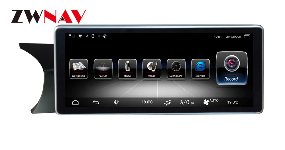 Android 9 4GB RAM Car GPS navigation headunit For Mercedes-Benz C C204 C180 C200 2011- multimedia player radio tape recorder