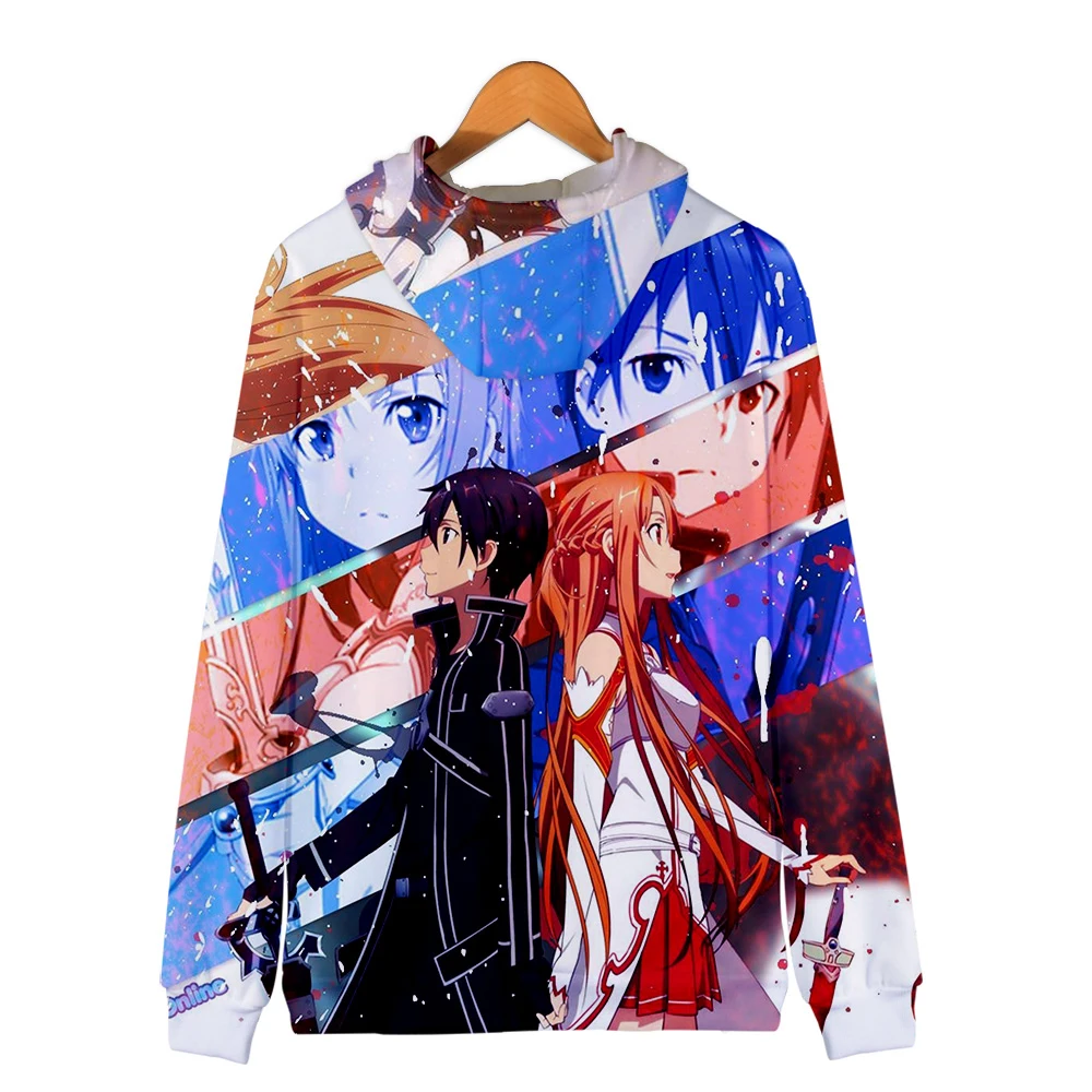 Аниме Толстовка с капюшоном Sword Art онлайн Алисия повседневные толстовки с капюшоном на молнии для мальчиков Academy SAO World пальто японский мультфильм