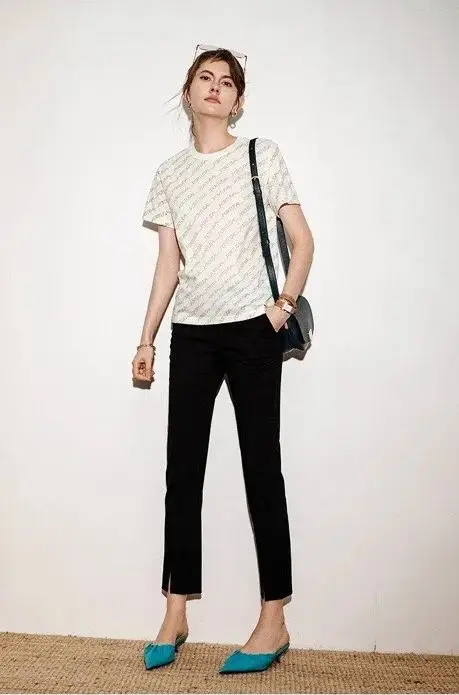 

Женские брюки, повседневные брюки с разрезами, осень 2020, женская одежда