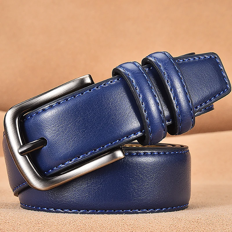 men's belt casual strap male belts for men leather jeans men's genuine leather belt men brand cinturon elastico hombre    NSDS01
