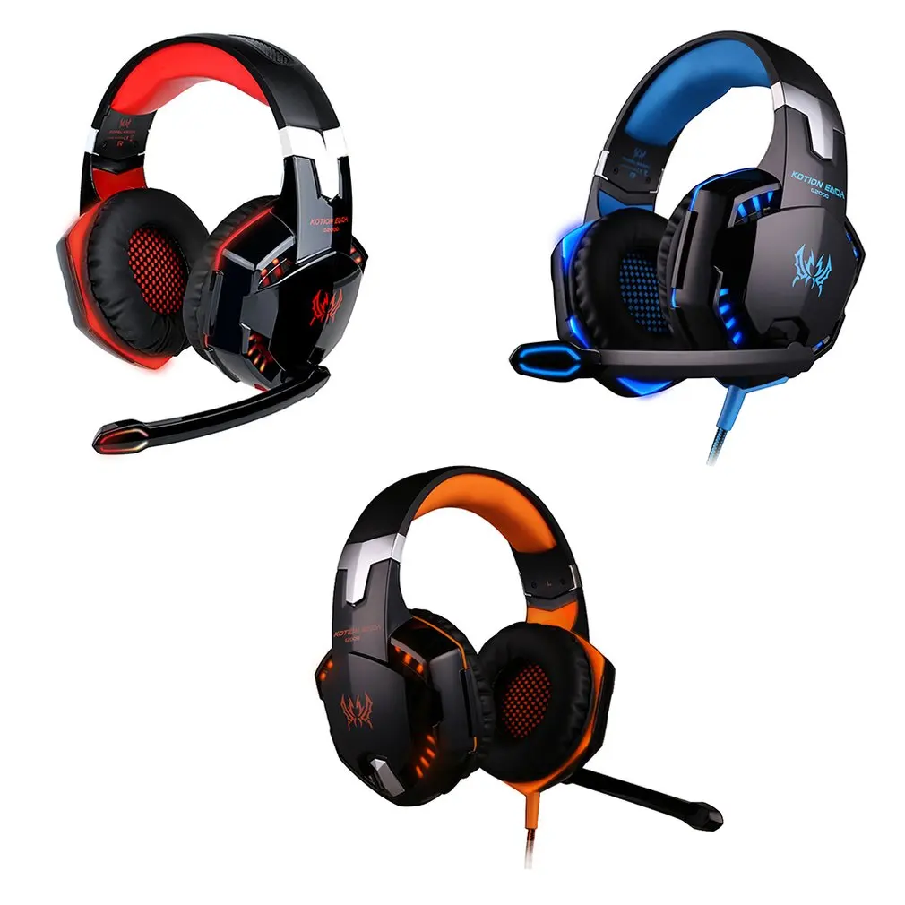 Игровая гарнитура G2000 для ПК игровые стереонаушники с глубокими басами и