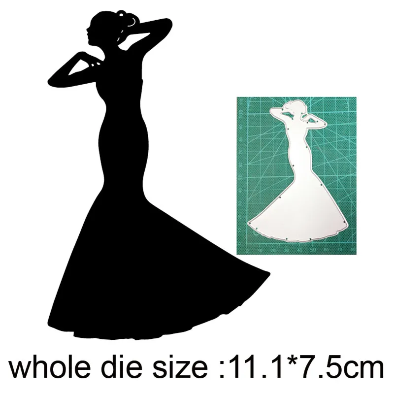 Craft dies Metal cutting cut die mold African women decoration Scrapbook paper crafts knife mould blade punch stencils | Дом и сад
