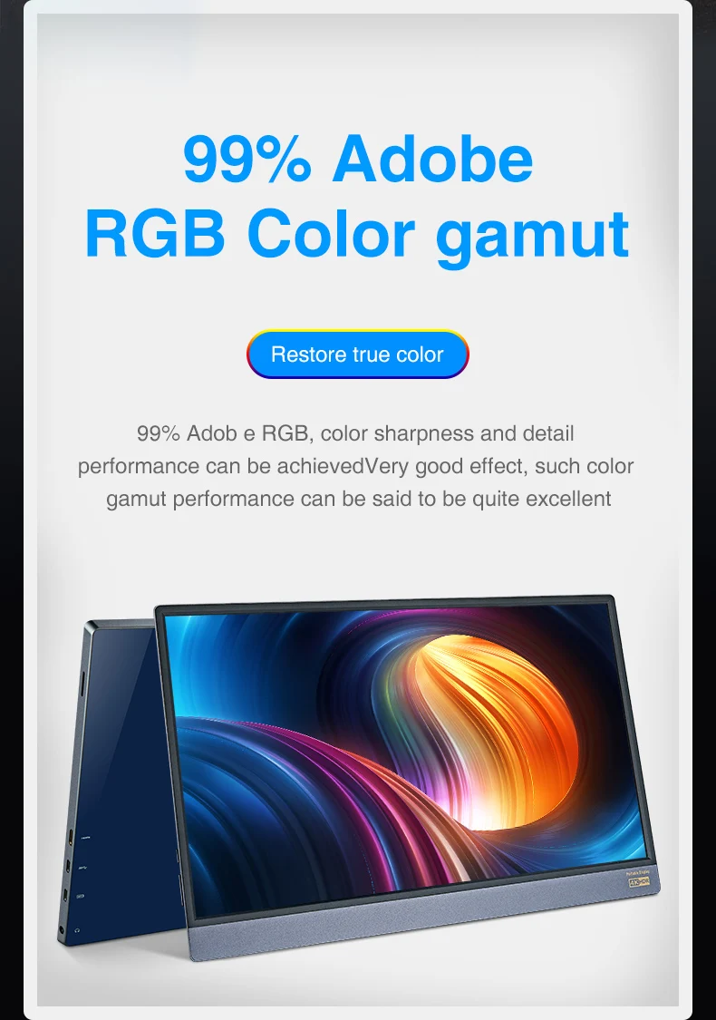 Новинка 15,6 дюймов 4K портативный компьютерный монитор PC TYPE-C HDMI PS4 Xbo x360 1080P ips FHD светодиодный USB-C монитор дисплей для Raspberry Pi