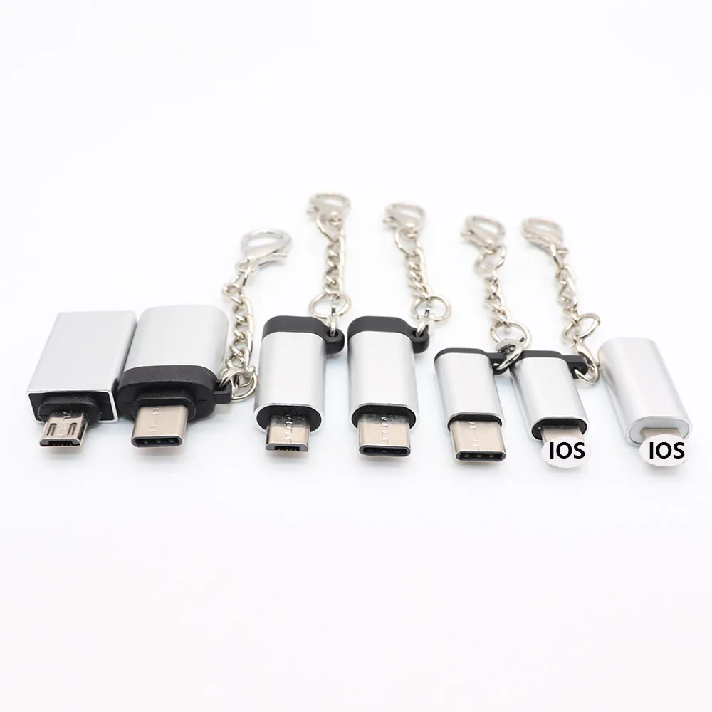 Для iPhone, чтобы Тип C адаптер Micro usb-конвертер для зарядки micro usb к Тип-c/usb3.0 конвертер для Xiaomi huawei