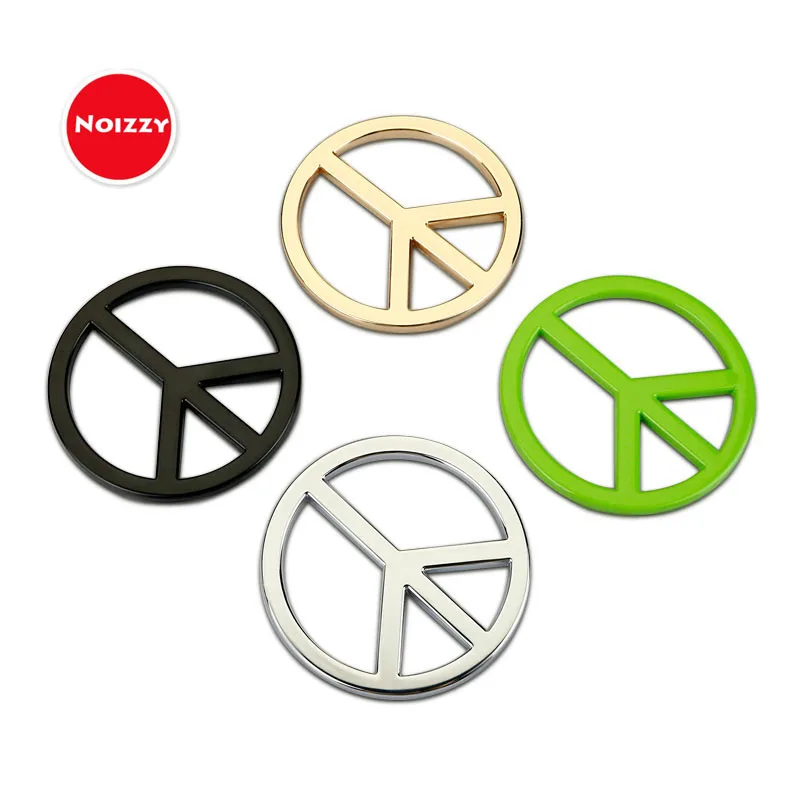 Логотип Noizzy Peace без войны автомобильный значок наклейка для мотоцикла модная