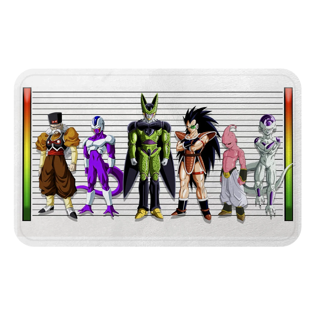 Шоколад DRAGON BALL Son аниме Гоку коврик для ванной кухня ковер декоративные Противоскользящие коврики комната автомобиль пол бар ковры домашний декор для дверей подарок - Цвет: Шоколад
