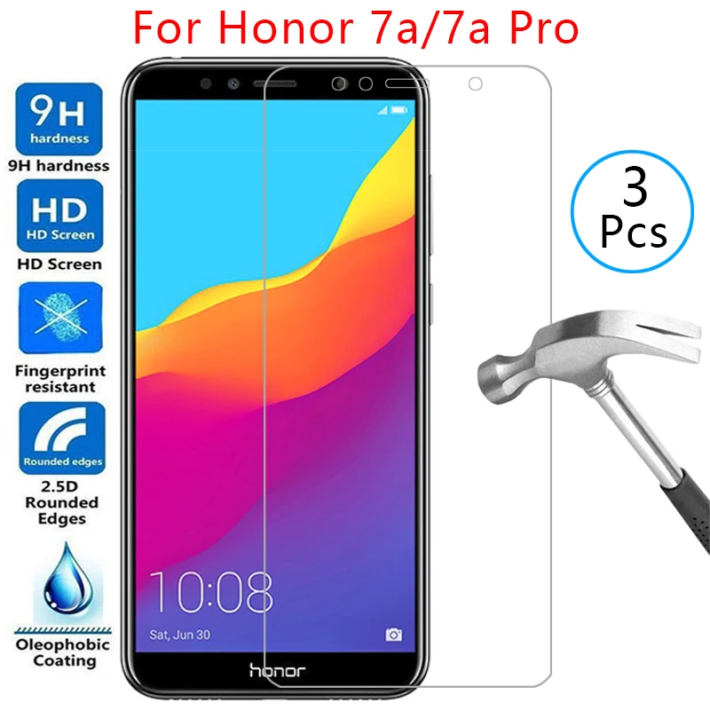 Закаленное стекло для защиты экрана honor 7a pro чехол honer onor hono 7 a a7 7apro защитный