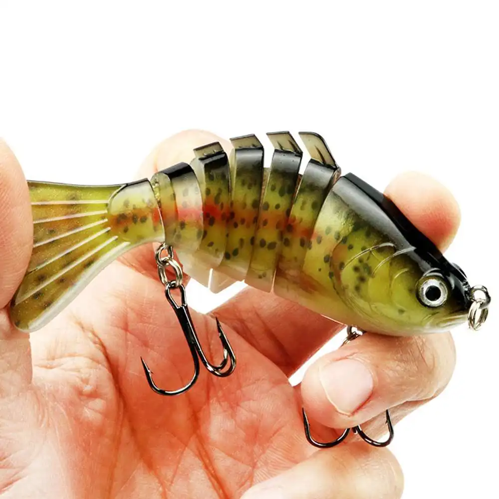 

5pcs Fishing Baits Trolling Swim Minnow Wobbler Multi-section Hard Bait Artificial Crankbait JerkBait Fishing Tackle Lure