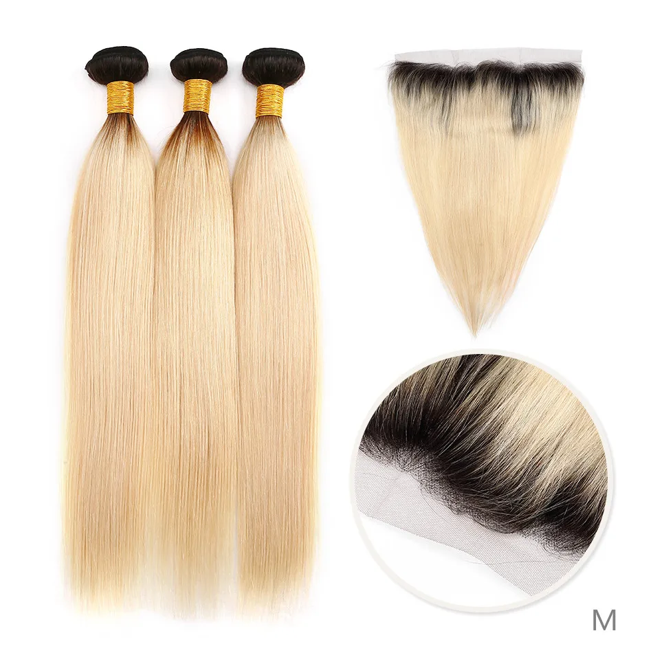 Перуанские накладные волосы с эффектом деграде (переход от темного к светлому)