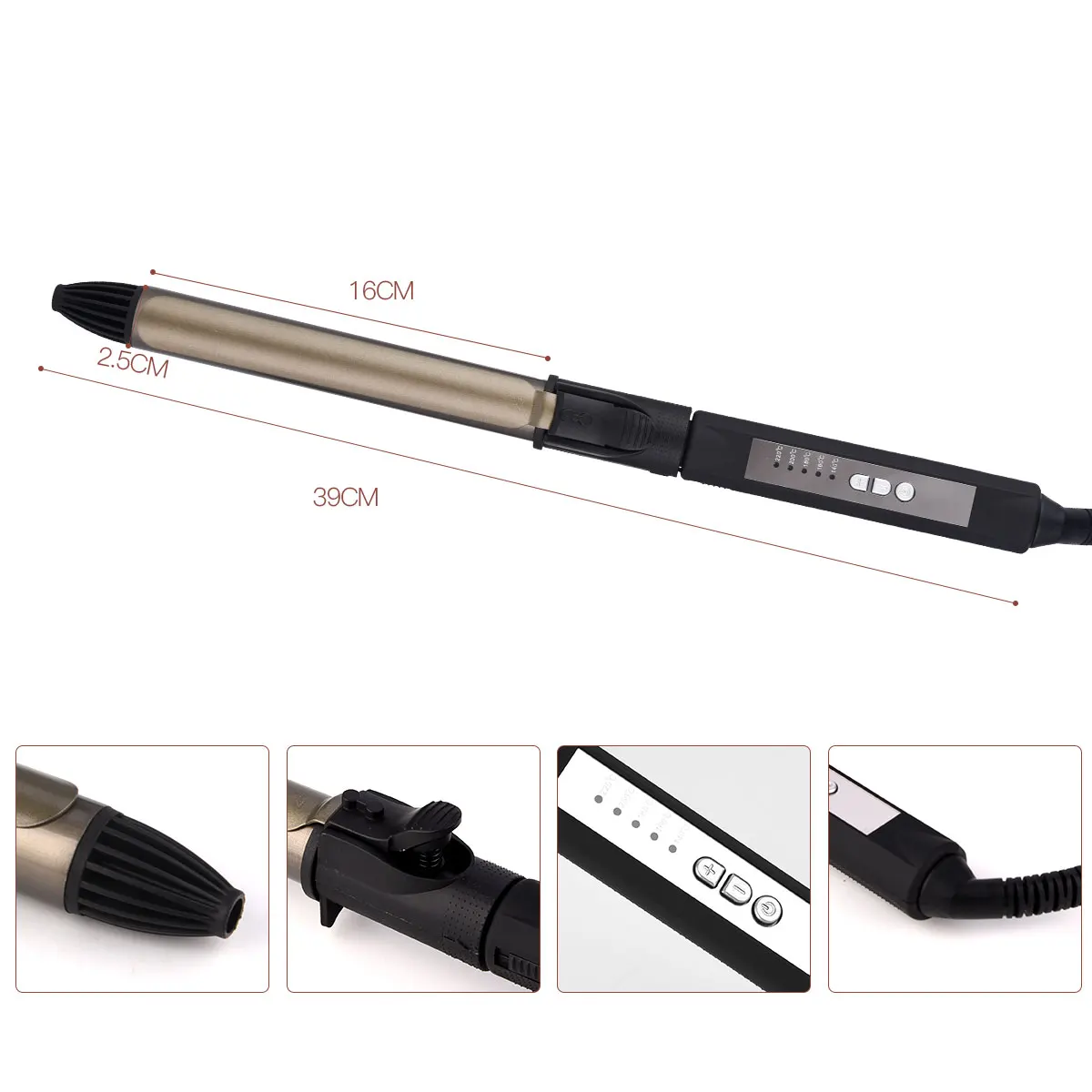 

CkeyiN New Professional Tourmaline Hair Curling Roller Curling Wand Roller Beauty Electric Hair Curlers Wand Waver Styling Tools