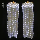 Веер для танца живота, 1 шт.1 пара, со светодиодный кой