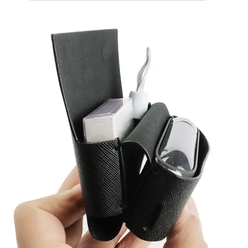 Чехол книжка с перекрестным узором в кожаном футляре мини Портативная сумка для