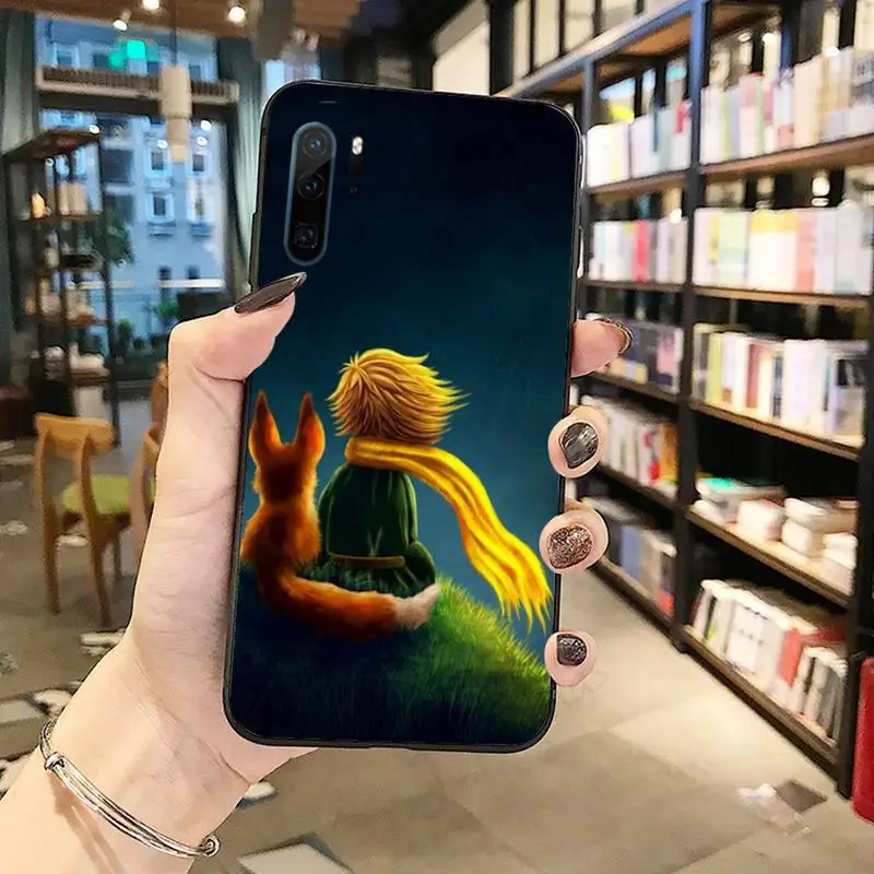

Cartoon Little Prince earth space fox Phone Case Funda For Huawei P9 P10 P20 P30 Lite 2016 2017 2019 plus pro P smart