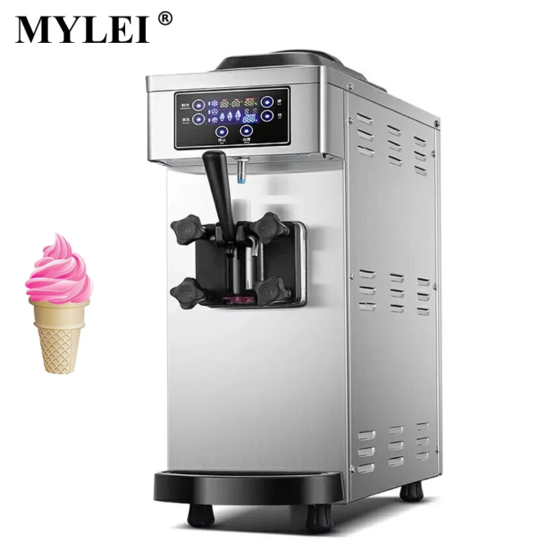 

Small Soft Serve Ice Cream Makers Machine Commercial Desktop Ice Cream Machine 1 Flavor Yogurt Ice Cream Vending Machine 1100W