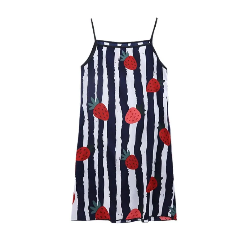 Летняя домашняя одежда для маленьких девочек ночная рубашка детская пижама с