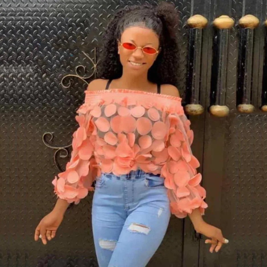 2019 Лето Новое поступление модные стильные африканские женские красивые рубашки