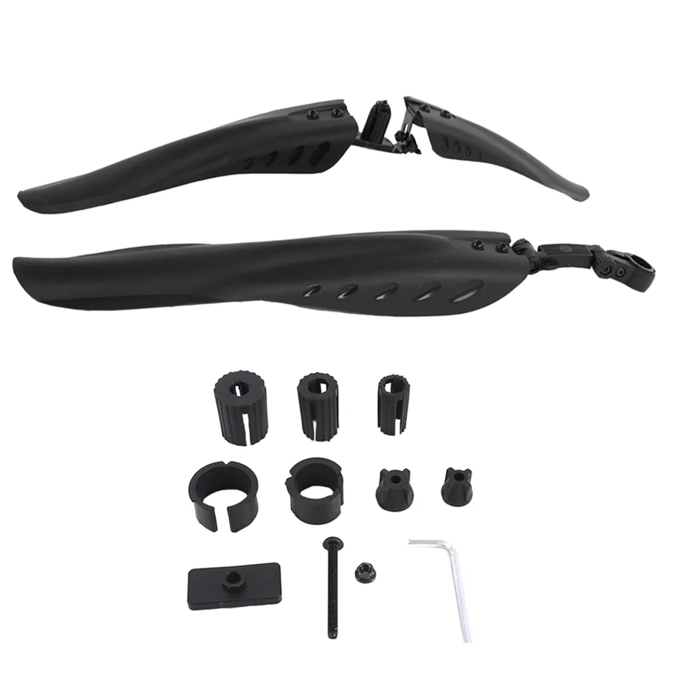 

1 Pair of Mud Guard Bike Rainwater Guard Mountain Road Bike Dirt Board (Black)