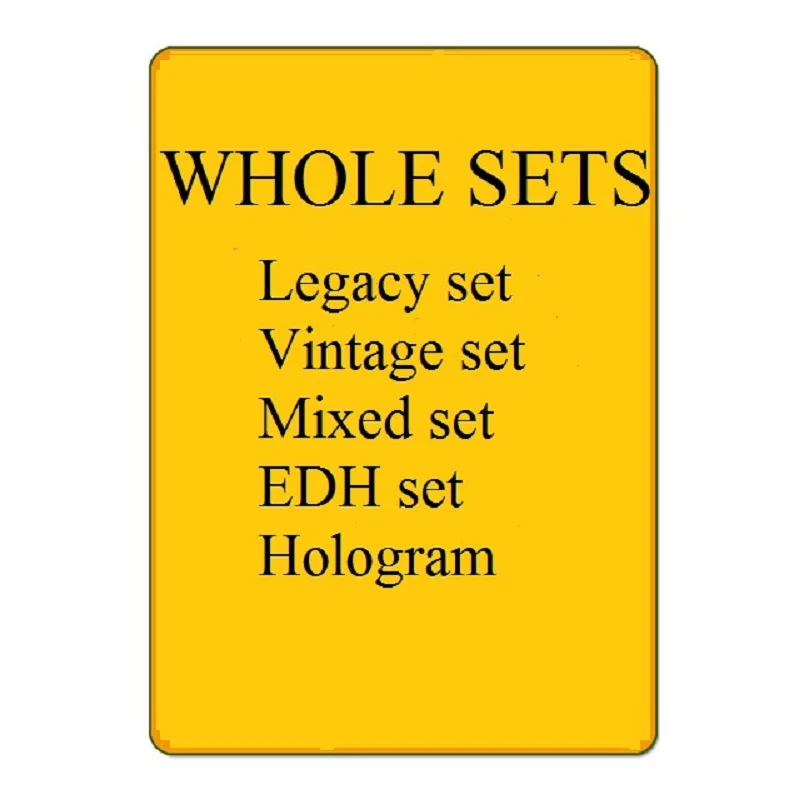 Волшебные торговые карты с черным ядром бумаги черный Лотус настольная игра сбор