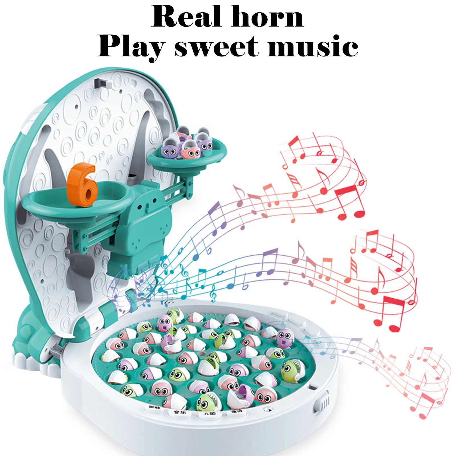 Игрушки для рыбалки детей-4 в 1 электрическая Магнитная рыболовная