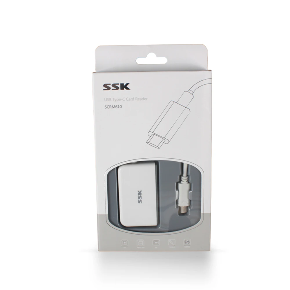 Смарт картридер SSK все в 1 поддержка SD/SDHC/SDXC/Micro SD/Micro SDHC/Micro SDXC/T Flash/CF Card