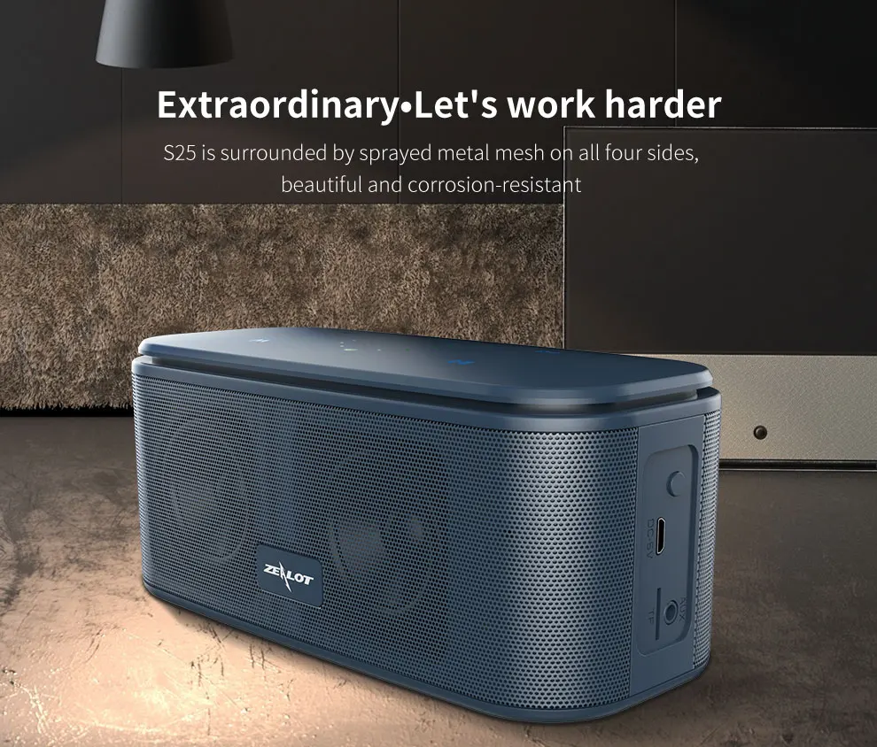 S25 Bluetooth динамик звуковая панель с IPX6 портативный глубокий НЧ водонепроницаемый