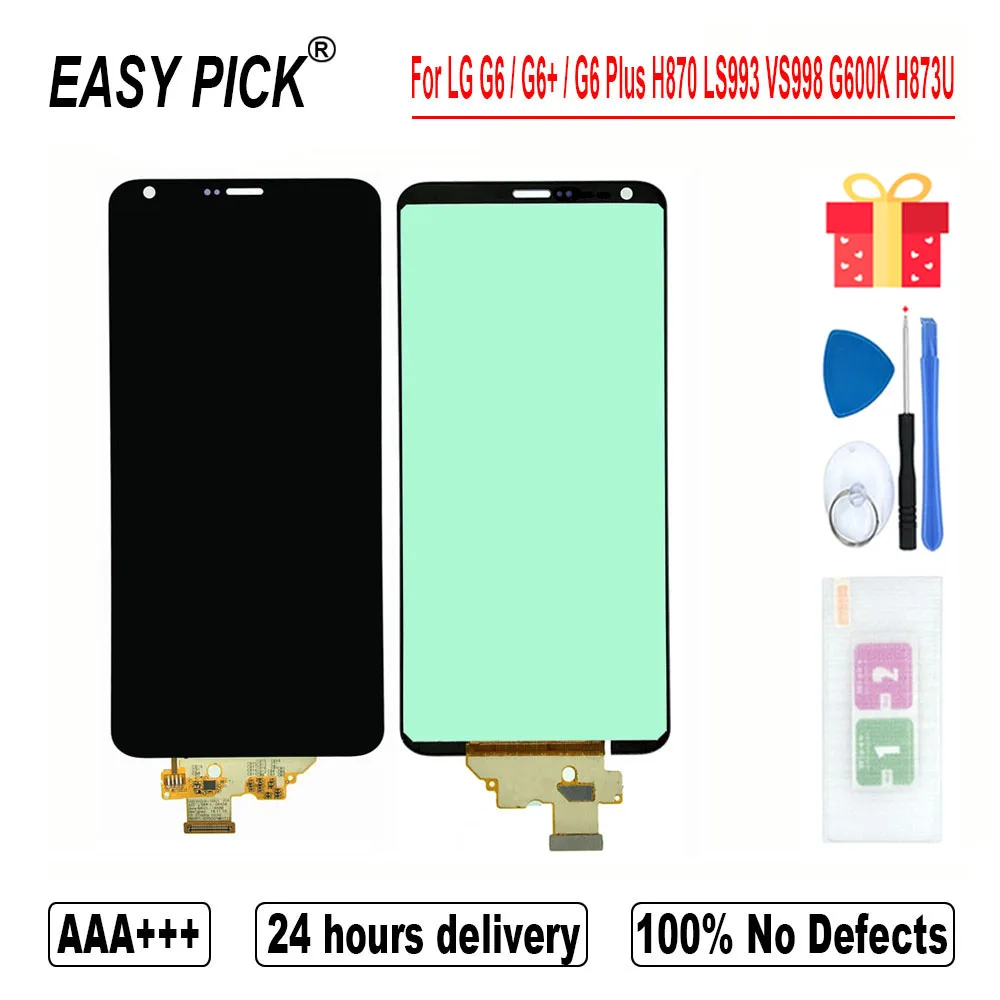 ЖК дисплей для LG G6 H870 H870DS H872 LS993 VS998 US997 G600L G600S/K H873U кодирующий преобразователь