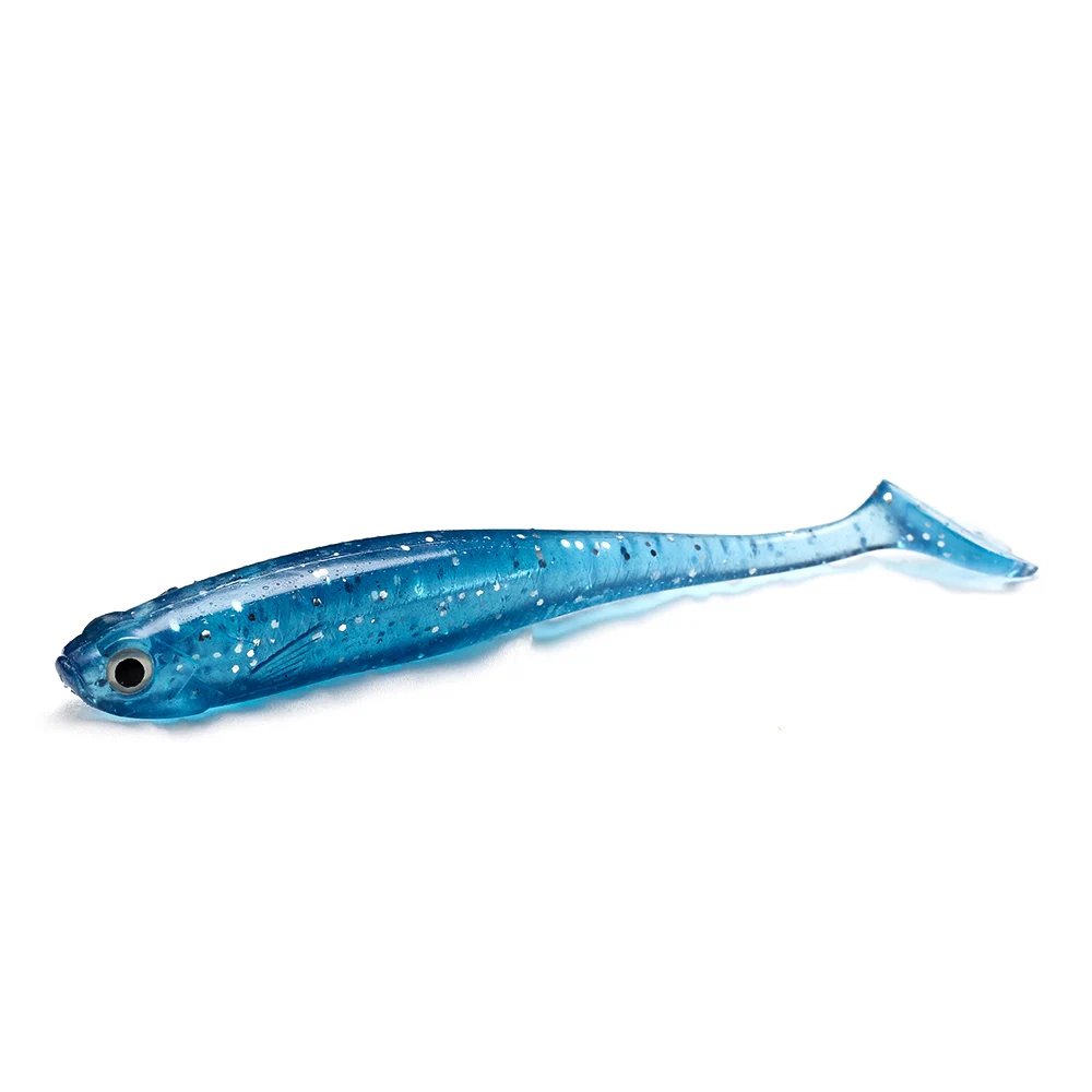 6 шт./партия Мягкая приманка Т хвост червь воблер наживка 110 мм 7 9 г силиконовая