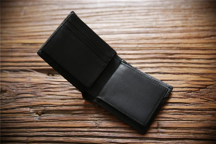 SIKU genuine cow leather men's wallet handmade wallet distress wallet case men purse