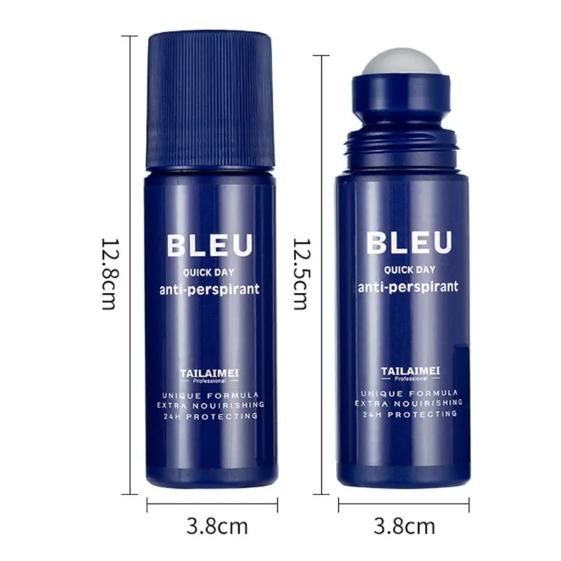 

75ml Odor Remover Rolling Bead Armpit Underarm Smell Removal Refresh Body Deodorant Woody Fragrance Summer Sweat for Men