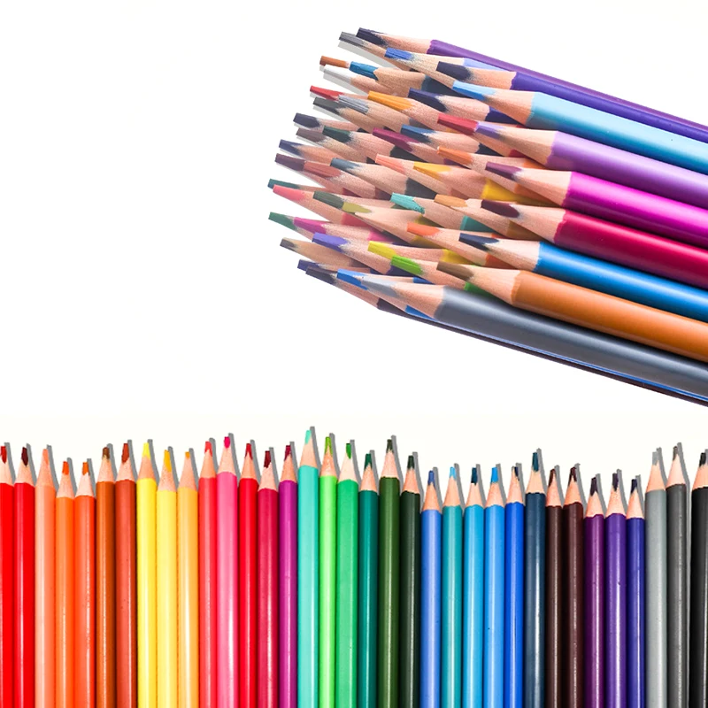 

1 Set Colourful Useful Natural Wood Pencil Crayons Professional Drawing Pencils For Supplies Sketch