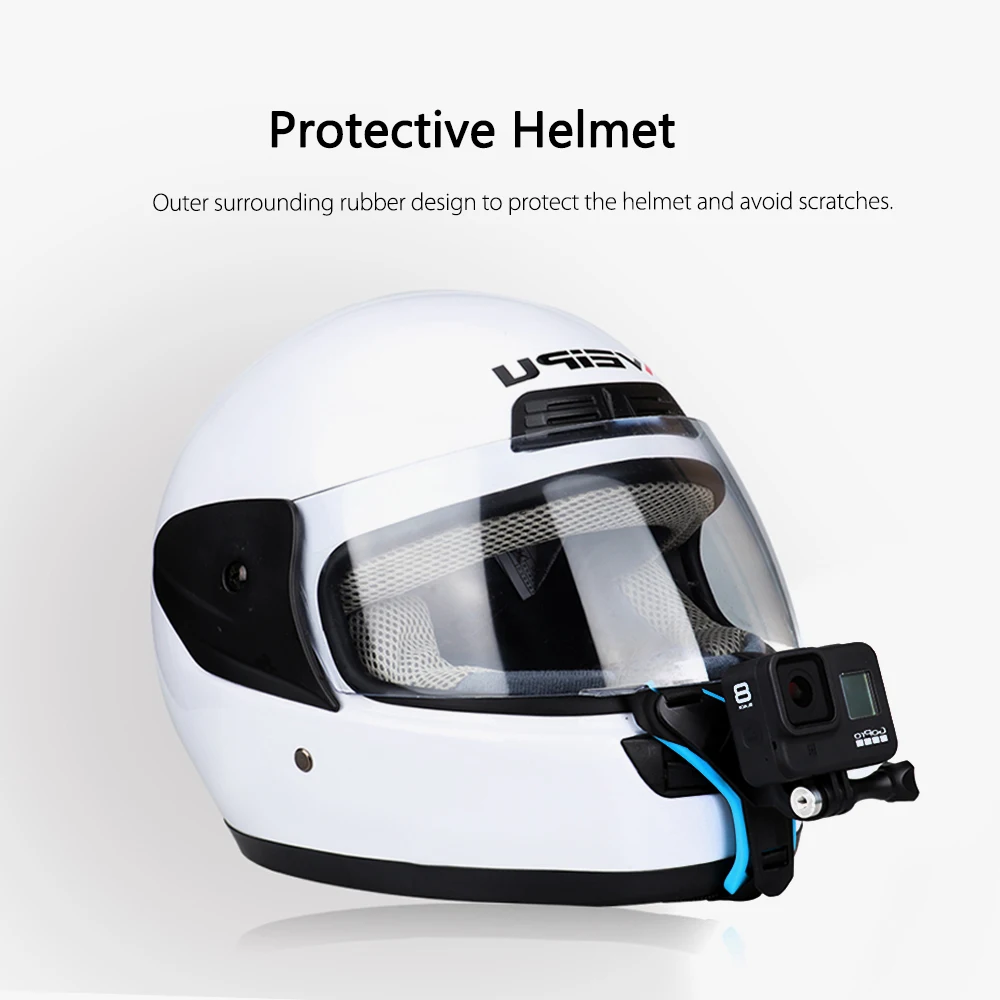 Vamson шлем подбородок Монтажный кронштейн крепление Штатив для GoPro Hero 8 7 5 Черная