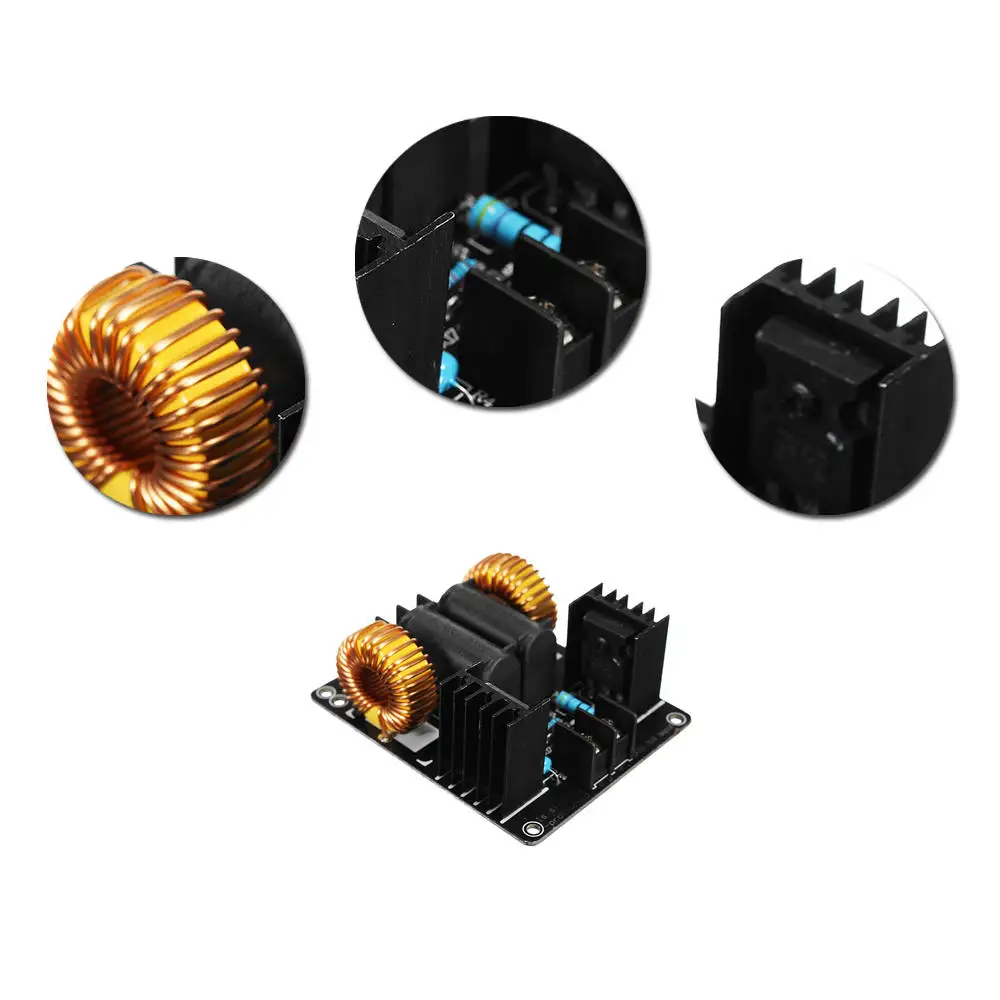 High-Performance 1000W 20A ZVS Induction Heating Module with Flyback Driver for Low Voltage Board Heaters image 5
