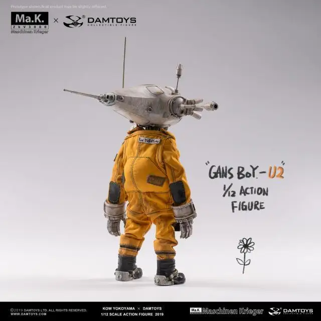 

DAMTOYS 1/12 Gans Boy-U2 Full Set Action Figure doll CS018 collection boy toy model gift