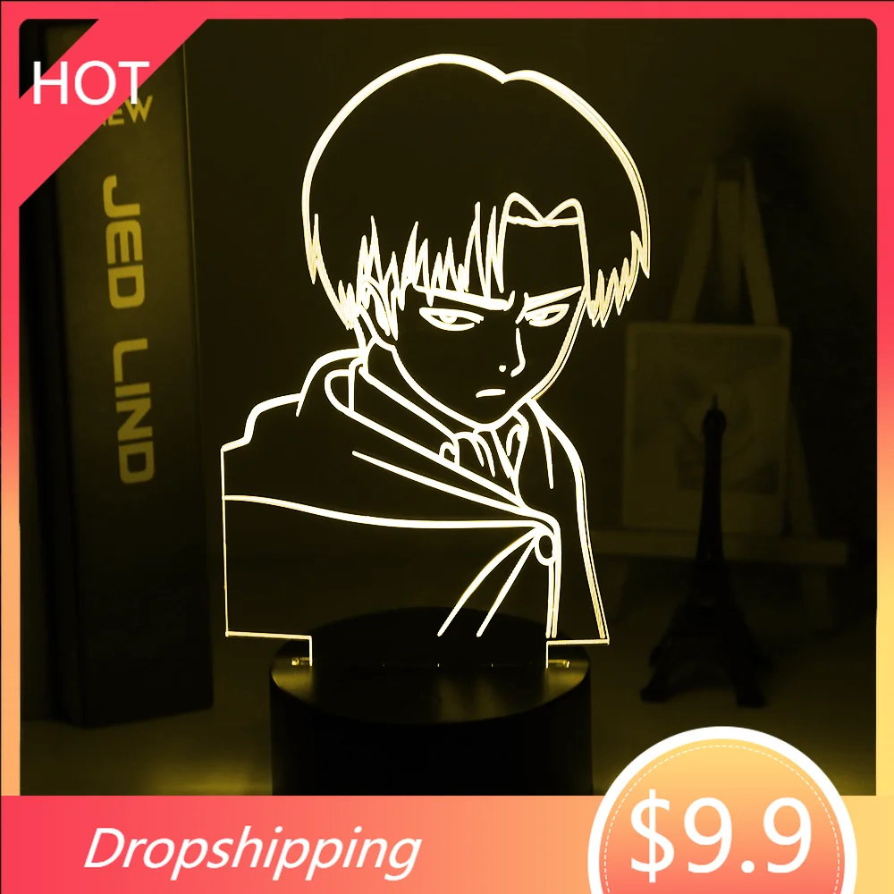 Светодиодный ночсветильник Captain Levi украшение для детской комнаты спальни