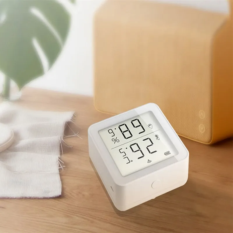 

WIFI Smart Temperature Detector Humidity Sensor Wireless LCD Digital Temperature Humidity Detector Smart Home Remote Control
