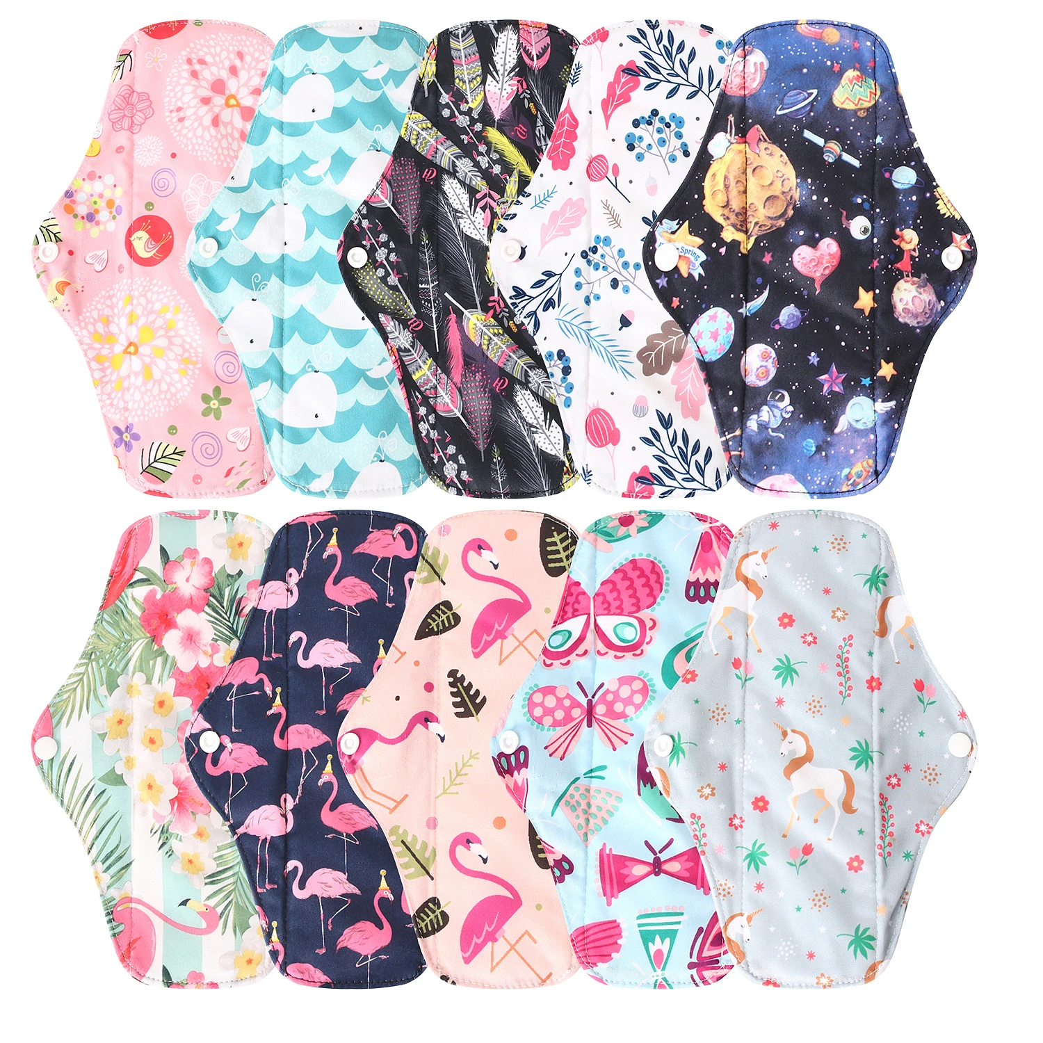 Многоразовые тканевые гигиенические прокладки Ohbabyka с высококачественной