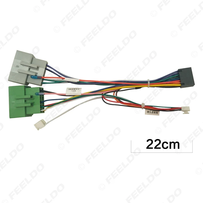 Автомобильный 16-контактный аудио жгут проводов FEELDO с can-шиной для Volvo S80 99-06