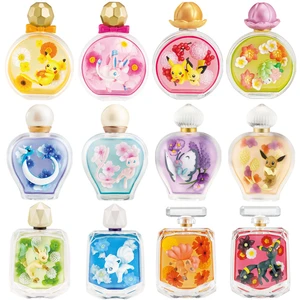 pokemon anime toy blind box pikachu eevee family blind box vulpix perfume bottle shape kawaii decoration figure gift for friends free global shipping
