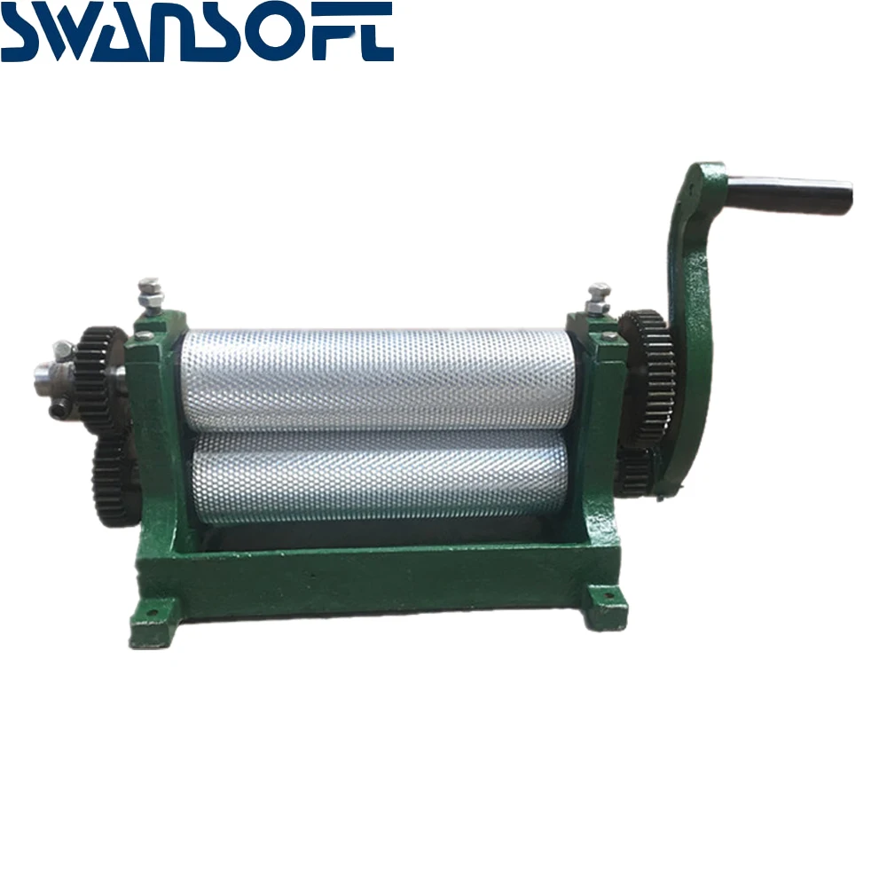 SWANSOFT 86*250mm Competitive price bees wax foundation machine Manual roller for bee beeswax press | Инструменты