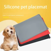 safety silicone pet mats dog paw lick mats waterproof dog sucker food training pet slow food bowls feeder supplies